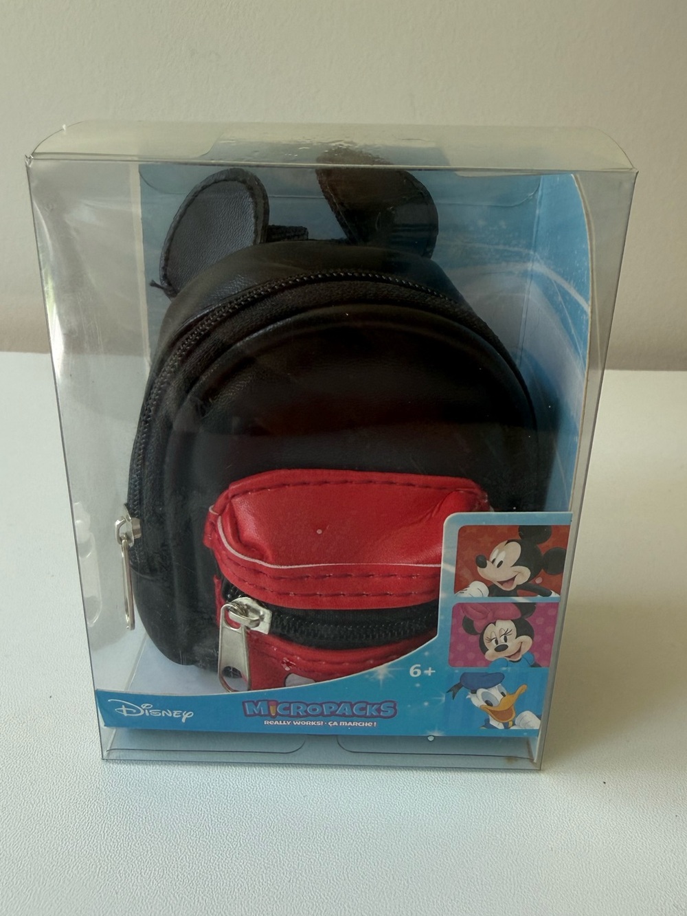 Disney Black and Red Mickey Micropack Kids Backpack